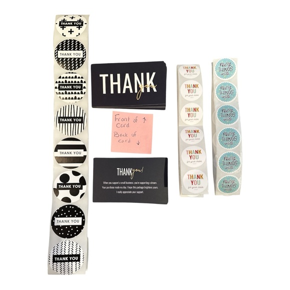 Other - Thank You Card and Sticker Set